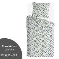 Bettwäsche-Set Byrklund 135x200cm Spotty Animal Green