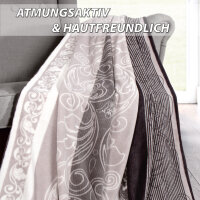 Mikrofaser Flauschdecke Ornament 150x200cm (R)
