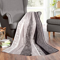 Mikrofaser Flauschdecke Ornament 150x200cm