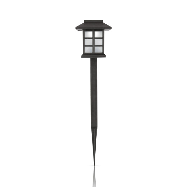 Solar Laterne Schwarz 38 cm hoch (R)
