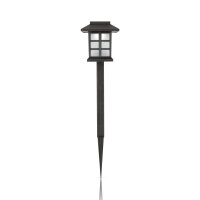 Solar Laterne Schwarz 38 cm hoch (R)
