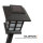 Solar Laterne Schwarz 38 cm hoch (R)
