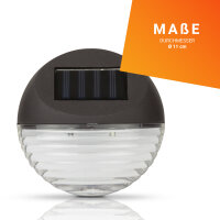 Solar LED Zaunlampe 11cm Ø (R)