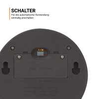Solar LED Zaunlampe 11cm Ø (R)