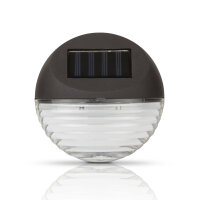 Solar LED Zaunlampe 11cm Ø