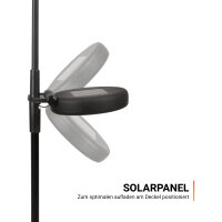 Solar LED Laterne Vintage 12 x 7 x 78,5cm (R)