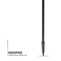 Solar LED Laterne Vintage 12 x 7 x 78,5cm (R)