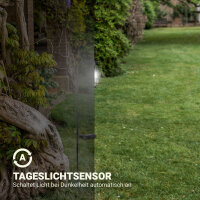 Solar LED Laterne Vintage 12 x 7 x 78,5cm