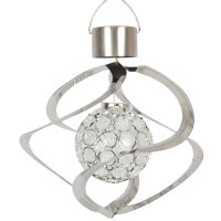 Solar Kugellampen Haken Farbwechsel, 18x26cm rund