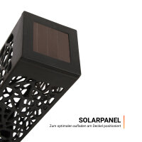 Solar Stecklampe Schwarz 28,5 cm (R)