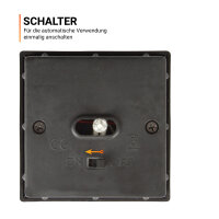 Solar Stecklampe Schwarz 28,5 cm (R)