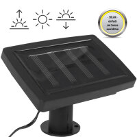 SOLAR LED-Lichterkette mit Glühbirnen, warmweiß 10 Birnen