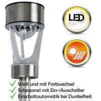 Solar LED Lampe rotierend