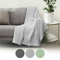 Sommerdecke Kuscheldecke Pique, ca. 140x200cm