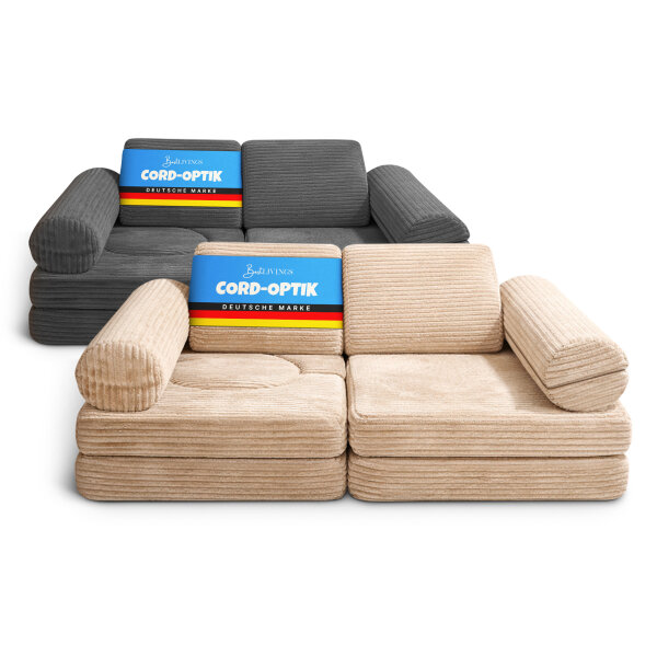 Spielsofa Kinder 11 tlg. modular