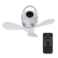 Mobiler Deckenventilator (AKKU) weiß, Ø26cm,...