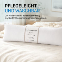 Seitenschläferkissen 40x140cm - mit Mikrofaserbezug