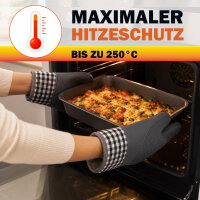 Silikon Ofenhandschuh 1 Stück - Grau