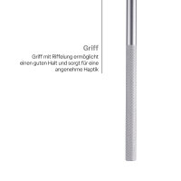 Schleuderstab Aluminium 9mm - Gardinenstab Transparent 100cm