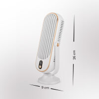 Ventilator Tisch "AKKU" Weiß