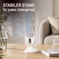 Ventilator Tisch "AKKU" Weiß