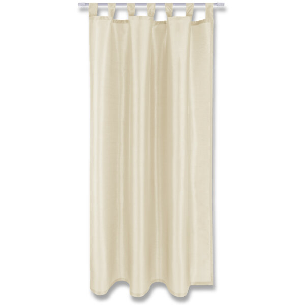 Dekoschal Alessia Schlaufenschal beige - sandbeige 140x145cm