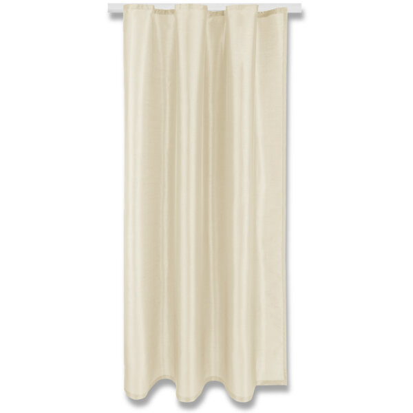 Dekoschal Alessia Universalband beige - sandbeige 140x145cm