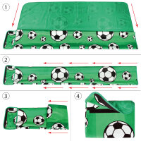 Picknickdecke, ca. 100x70cm Soccer