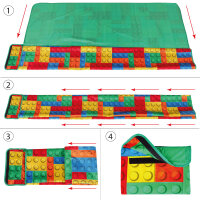 Picknickdecke Fotodruck 120x80 cm Brick (R)