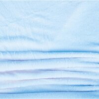 Mikrofaser Decke blau - babyblau 220x240 cm (R)