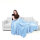 Mikrofaser Decke blau - babyblau 220x240 cm (R)