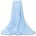Mikrofaser Decke blau - babyblau 220x240 cm (R)