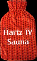 W&auml;rmflaschenbezug Fotodruck Hartz IV Sauna  2L