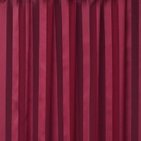 Dekoschal Streifen halbtransparent Schlaufenschal 140x 145cm rot - bordeaux