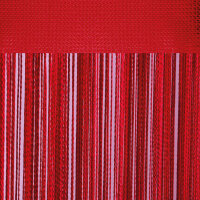 Fadenvorhang 90x250cm ( Rot )