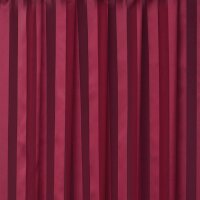 Dekoschal Streifen halbtransparent Universalband 140x 245cm rot - bordeaux