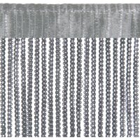 Fadenvorhang Metallic-Effekt 140x250cm ( Anthrazit )