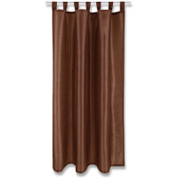 Dekoschal Alessia Schlaufenschal braun - schokobraun 140x145cm