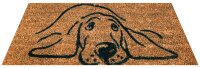 Kokos Fu&szlig;matte - 25x50cm ( Hund )