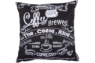 Baumwollkissenhülle 40x40 Schwarz