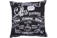 Baumwollkissenhülle 40x40 Schwarz