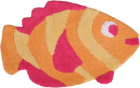 Badematte&quot;Fish&quot;ca.50x80cm,rot, orange,pink