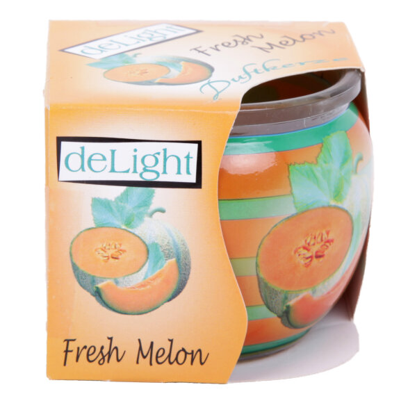 Duftkerze &quot;Fresh Melon&quot; &Oslash; 7 cm