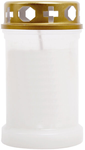 Tage-Brenner weiß 13 cm mit Deckel