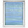 Bistrogardine 80x110cm Raffoptik mit Stangendurchzug &quot;Sky&quot; ( Blau )