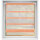 Bistrogardine 90x110cm Raffoptik mit Stangendurchzug &quot;Sky&quot; ( Orange )