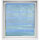 Bistrogardine 90x110cm Raffoptik mit Stangendurchzug &quot;Sky&quot; ( Blau )
