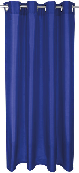 Dekoschal Alessia m. &Ouml;senaufh&auml;ngung ( Gr&ouml;&szlig;e: 140x145cm / Farbe: Blau )