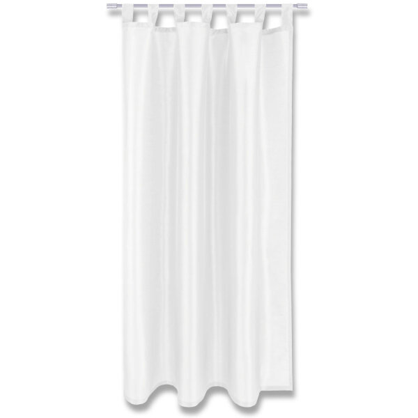 Dekoschal Alessia Schlaufenschal 140x175cm weiß - perlweiß