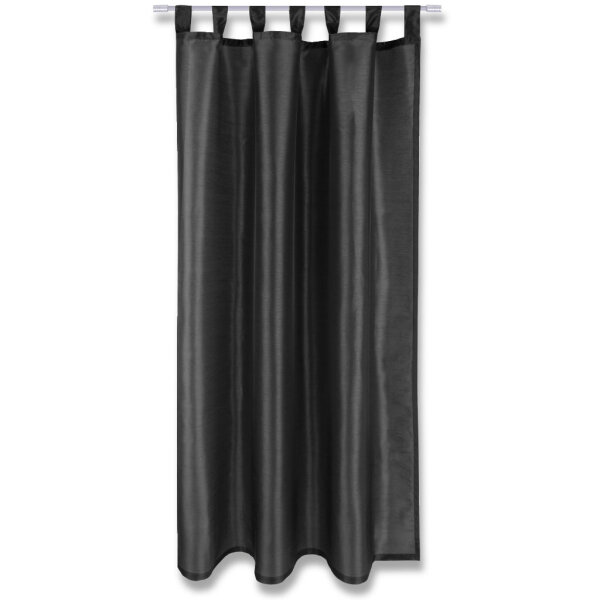 Dekoschal Alessia Schlaufenschal 140x175cm schwarz - black